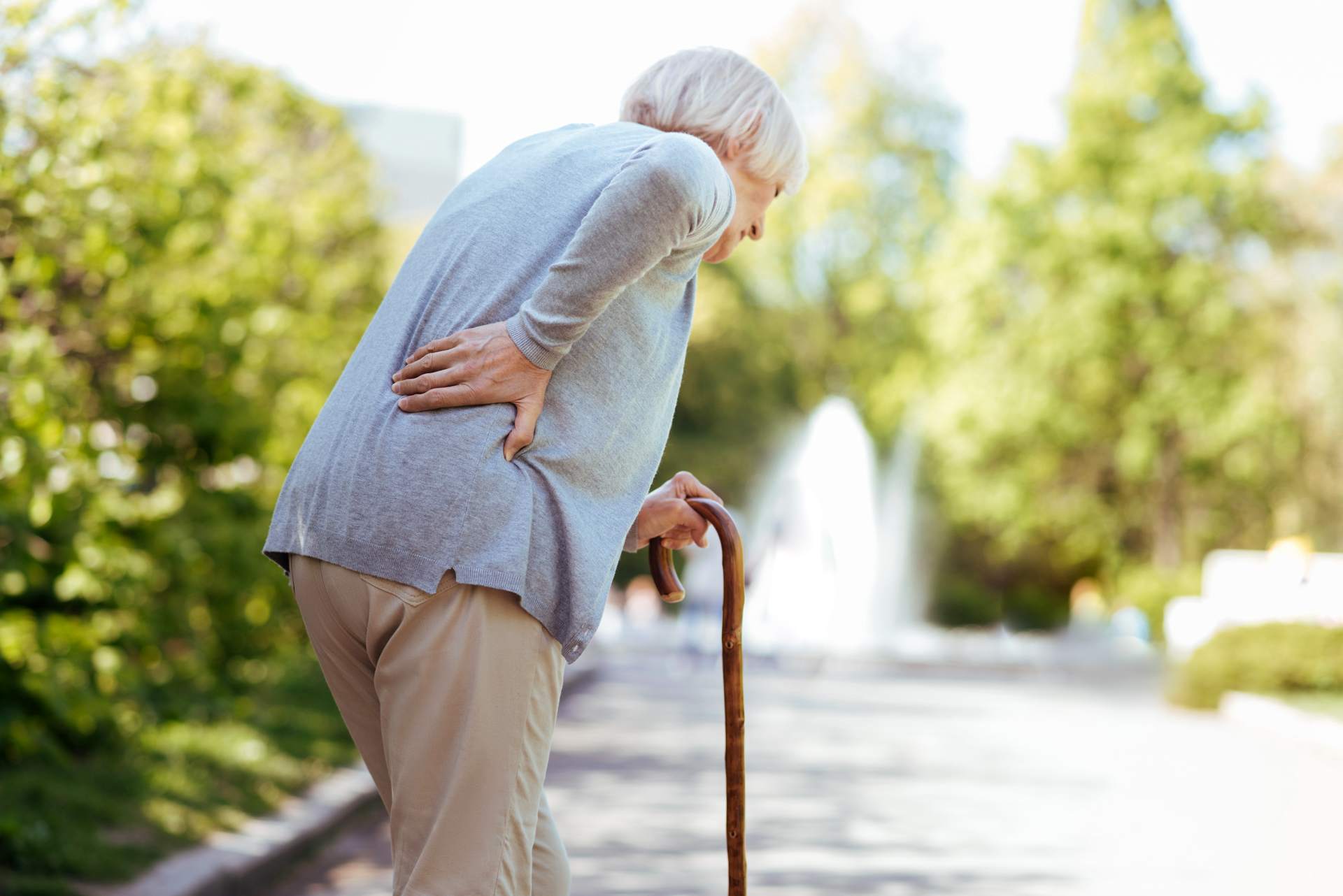 Depiction of sarcopenia or muscle loss.