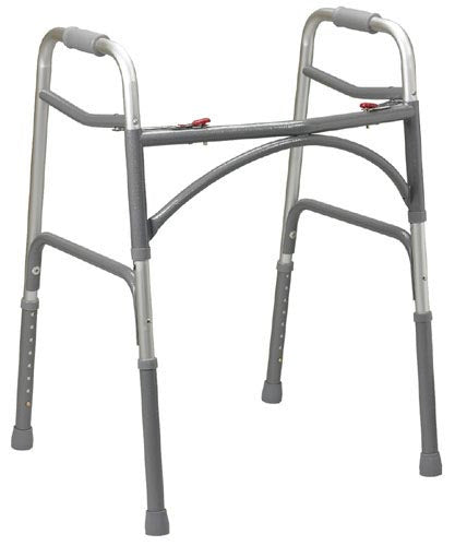 Drive Medical Heavy-Duty Bariatric Folding Walker – Extra-Wide, 500 lb Capacity