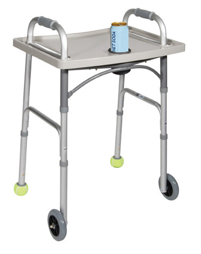 Drive Universal Walker Tray with Cup Holder – Grey