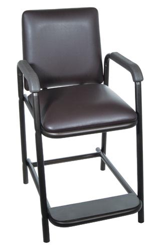 Deluxe Hip Chair – Brown Padded Seat for Post-Surgery Comfort