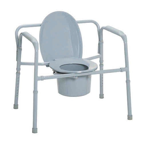 Bariatric Folding Commode 650 Lb. Capacity