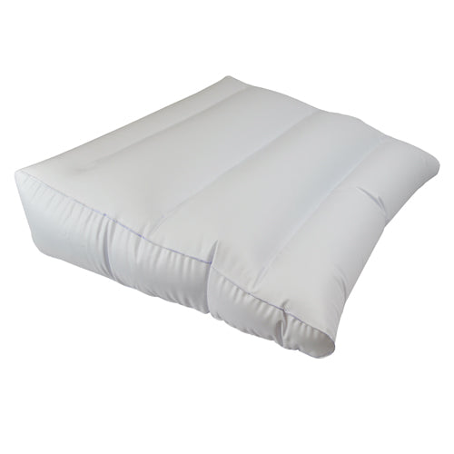 Inflatable Bed Wedge Pillow – 8” Support with Cotton Cover & Pump for Acid Reflux, Leg Elevation & Travel