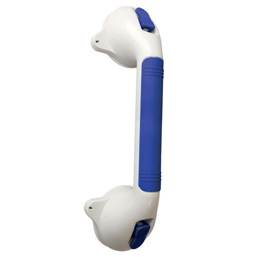 Blue Jay Suction Grab Bar  16.25L  No-Drill Bathroom Safety Handle with Visual Lock Indicator