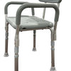 Bathroom Perfect Shower Chair With Back & Padded Arms Cs/2