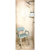 Bathroom Perfect Shower Chair With Back & Padded Arms Cs/2