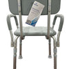 Bathroom Perfect Shower Chair With Back & Padded Arms Cs/2