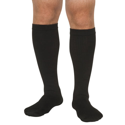 Men's Mild Support Socks 10-15mmhg  Black  Md/lg